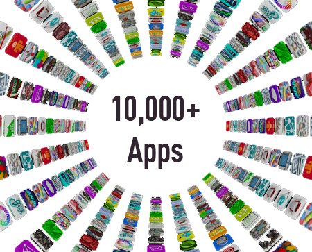 Über 10.000 Apps