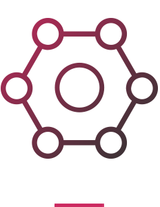 icono gradiente de grupo de redes 232 x 300