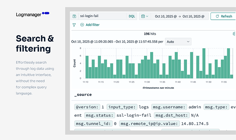 Search and filtering