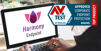 Endpoint comparison with Harmony Endpoint AV test