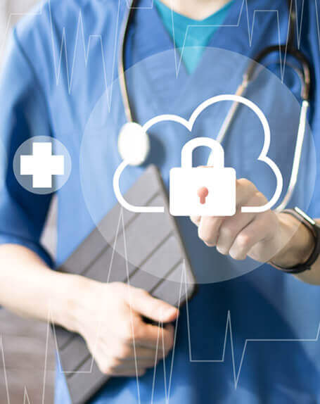 Healthcare Cloud Security medical worker