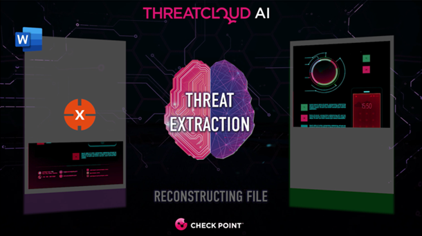 ThreatCloud AI - Extraction des menaces
