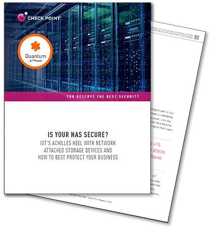 schermata del whitepaper iot nas