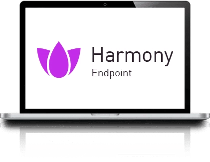 imagem de laptop de endpoint harmony smb