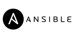 Logotipo horizontal da Ansible