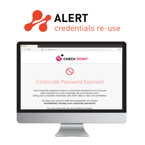 Alert credentials re-use