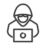 Anti-Ransomware – Hacker-Symbol