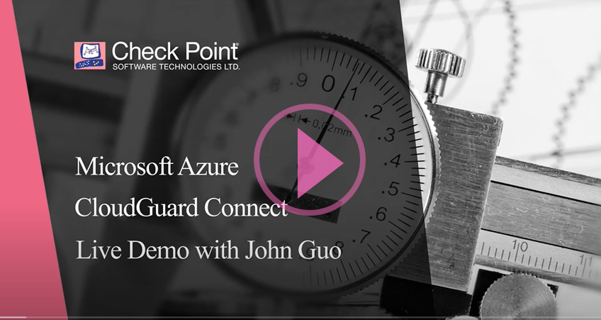 Miniatura del vídeo de demostración de vWAN de Check Point Azure