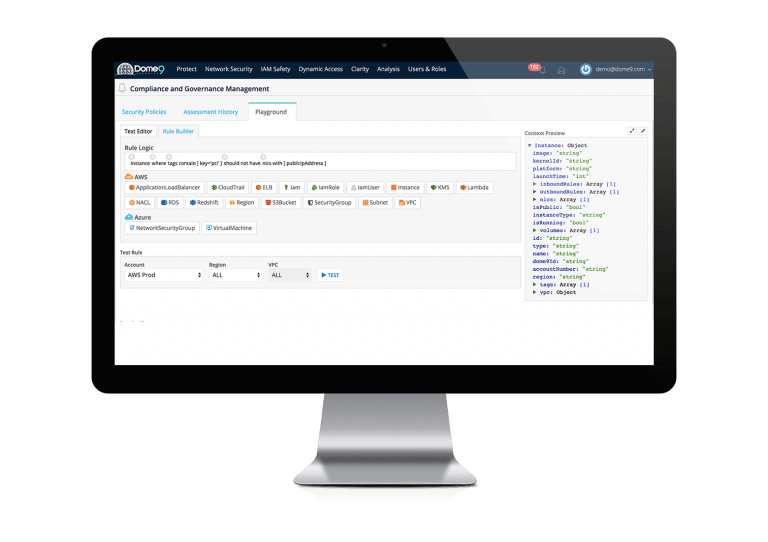 CloudGuard Dome9 Governance Specification Language (GSL) Image