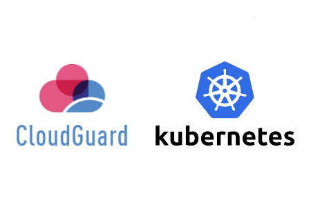CloudGuard and Kubernetes logos