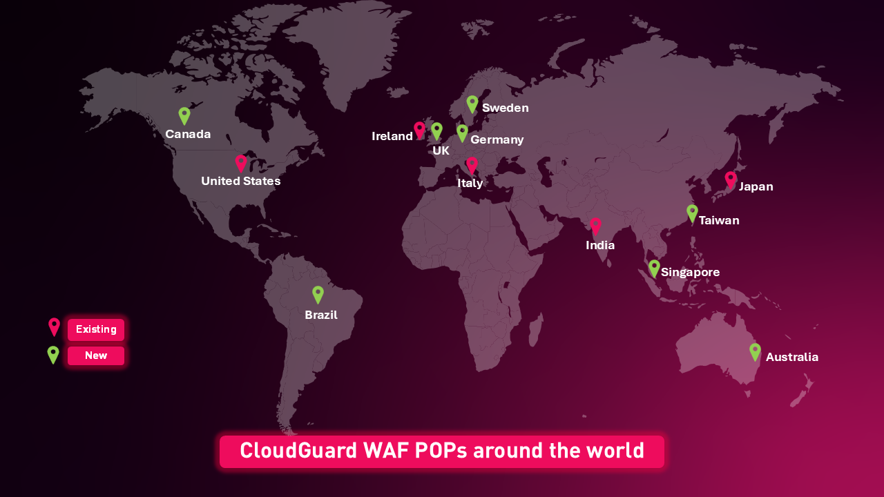 CloudGuard WAF global