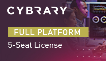 cybrary full platform 5 seats team license