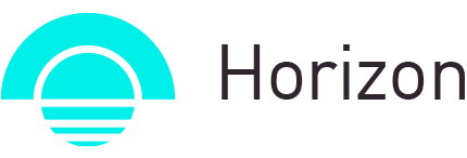 logotipo horizontal horizon