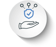 icon blue consolidate security