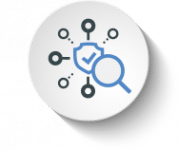 blauw icoon netwerk-schild