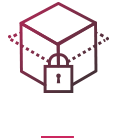 Multi-layered cybersecurity protection icon