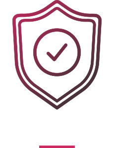 escudo con icono de marca de verificación
