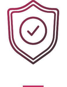 shield with check mark icon