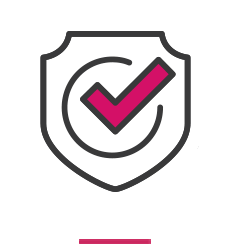 icon pink checkmark