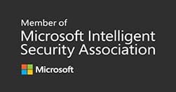 logotipo da associação de segurança inteligente microsoft 251x132px