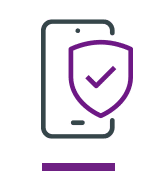 block mobile purple icon