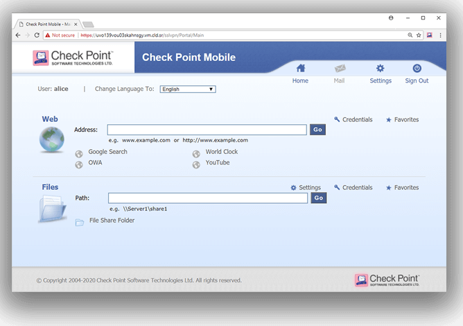 Checkpoint vpn client