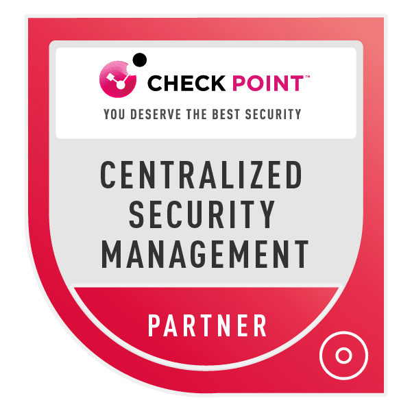 Centralized Security Managementパートナーのバッジ