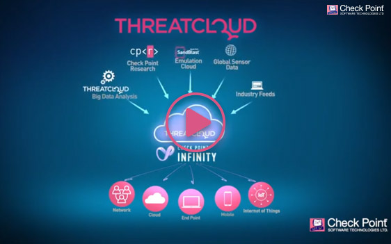 Значок видео "Общая разведка угроз ThreatCloud"