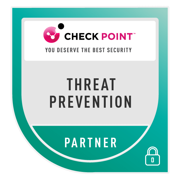 Emblema de parceiros Threat Prevention