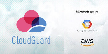 Riquadro delle icone principali di CloudGuard