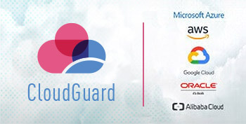 Riquadro delle icone dei partner cloud pubblici di CloudGuard