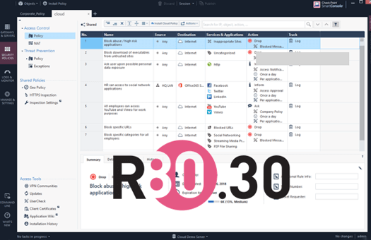 Unified with On-Premise R80 Data Center Management