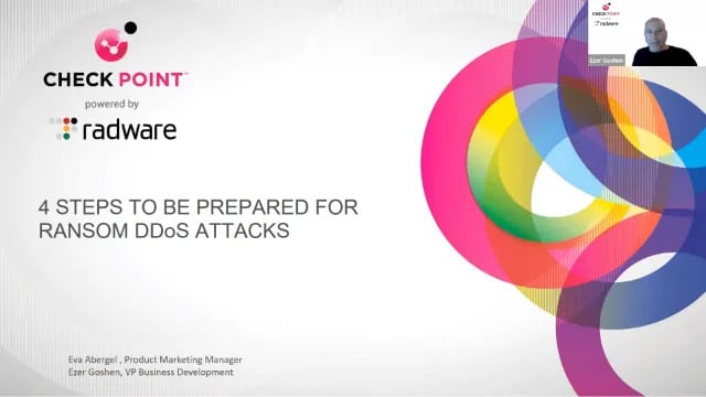 webinar 4 steps to be prepared for ransom ddos attacks