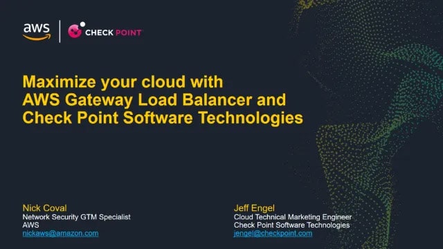 webinar aws gateway load balancer
