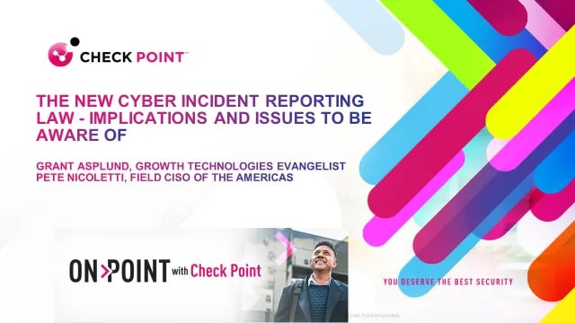 webinar new cyber incident reporting law